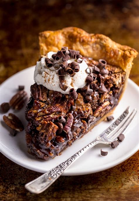 Chocolate Pecan Pie - Baker by Nature