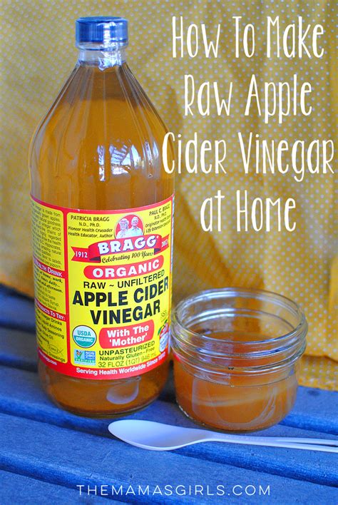 How To Make Raw DIY Apple Cider Vinegar at Home - TheMamasGirls