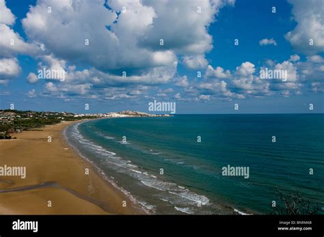 Italy, Puglia, Gargano coast Vieste beach Adriatic Stock Photo - Alamy