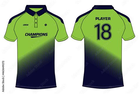 Cricket Sports t-shirt jersey design concept vector, sports jersey ...