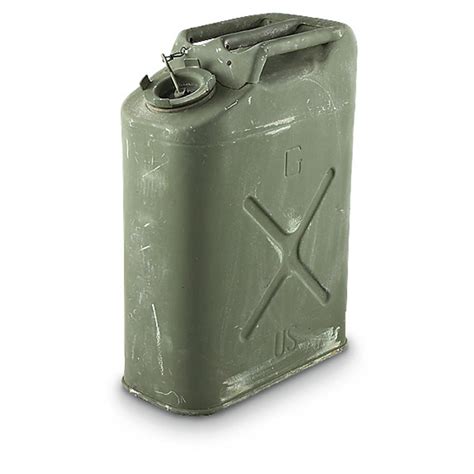 Used 5 - gallon U.S. Military Gas Can, Olive Drab - 147588, Jerry Cans ...