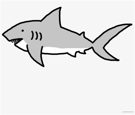 Easy Shark Clipart Images