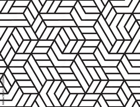 Abstract stripes, line vector seamless pattern. Neutral monochrome ...