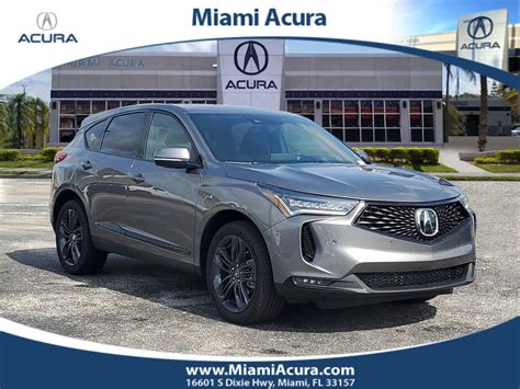 New 2023 Acura RDX with A-Spec Package Sport Utility in Miami #PL001447 ...