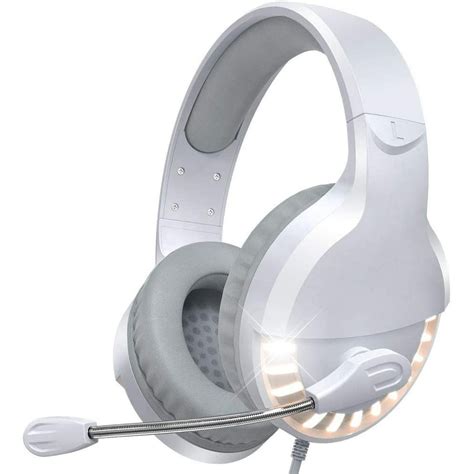 VersionTECH. White Gaming Headset for Xbox One, PS4 Gaming Headphones ...