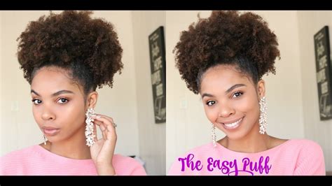 NATURAL HAIR PUFF Tutorial - YouTube