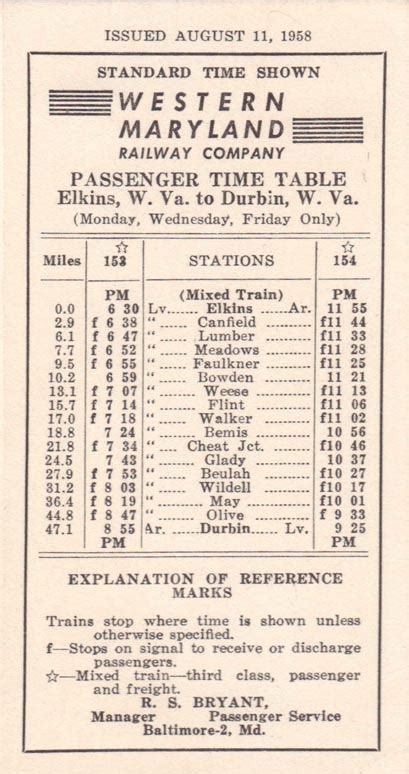 Railway timetables - Railroad timetables