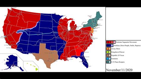 Alternate history us map - rtscre