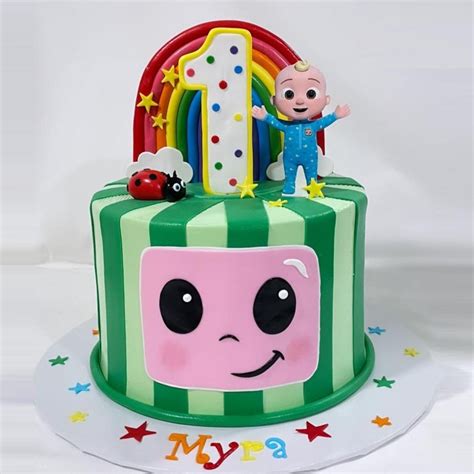 Cocomelon Theme Cake|Customized Cakes Online Hyderabad|CakeSmash.in