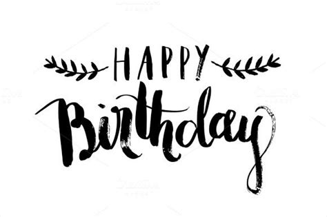 birthday calligraphy vector | Happy birthday calligraphy, Happy ...