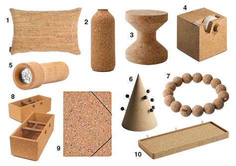 10 Modern Products Made From Cork