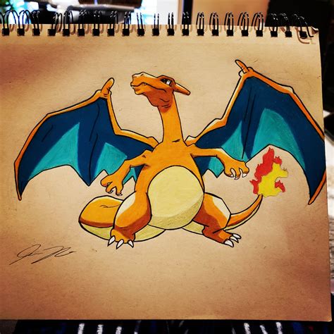 My Charizard drawing | Pokemon drawings, Charizard, Pokemon pictures