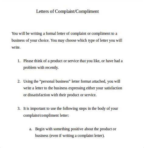 10+ Funny Complaint Letter Templates – Free Sample, Example, Format ...