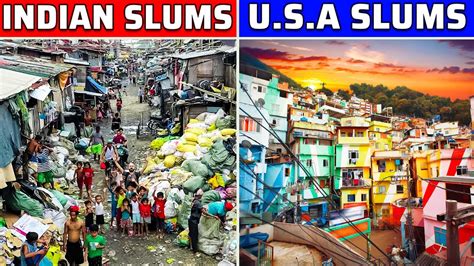 INDIAN SLUMS VS. AMERICAN SLUMS | दोनों में क्या अंतर है? - YouTube