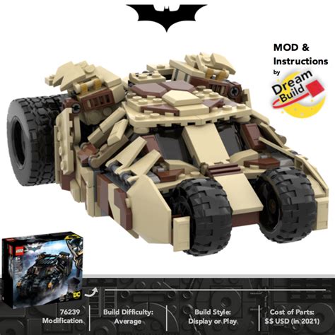 LEGO MOC The Tumbler - Camo Batmobile (76239 MOD) by Dream Build Bricks ...