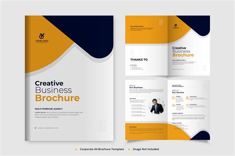 Corporate A4 Brochure Template Design Graphic by Layout Design ...