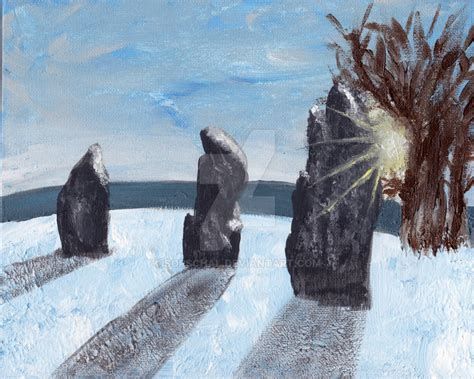 Avebury Winter Solstice by sorschaL on DeviantArt