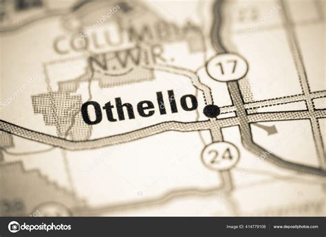 Othello Washington State Map Stock Photo by ©aliceinwonderland2020 ...