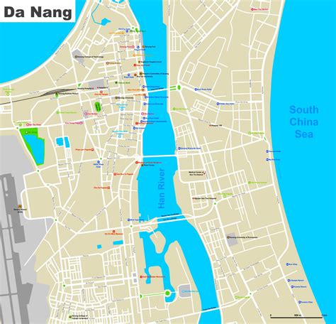 Da Nang Vietnam Map