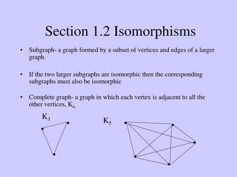 PPT - Section 1.2 Isomorphisms PowerPoint Presentation, free download ...