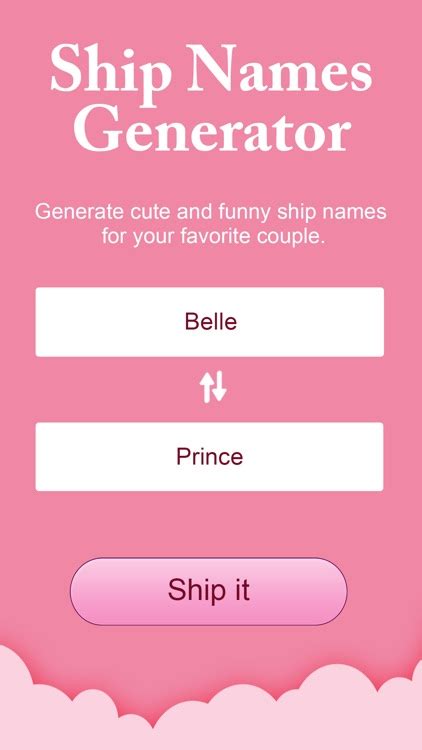 Ship Names Generator by mulan li