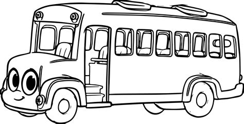 BUS CARTOON COLORING - ClipArt Best