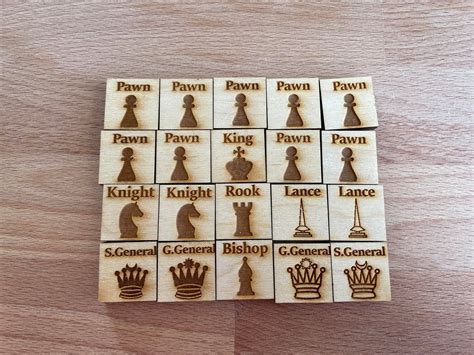 English Translated Shogi Board - Etsy