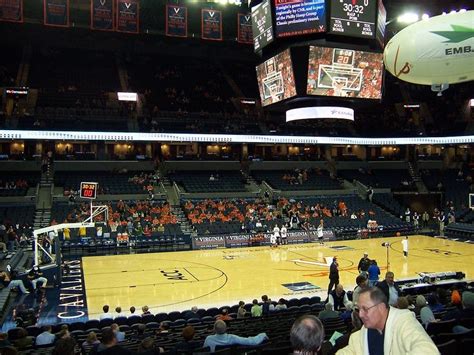 Virginia Cavaliers Basketball Interactive Seating Chart