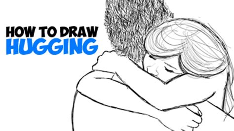 Drawing Of People Hugging