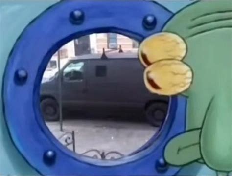 Squidward staring at window Blank Template - Imgflip