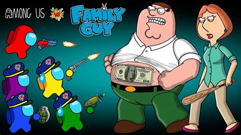 어몽어스 VS Peter Griffin (Family Guy) | AMONG US ANIMATION - YouTube