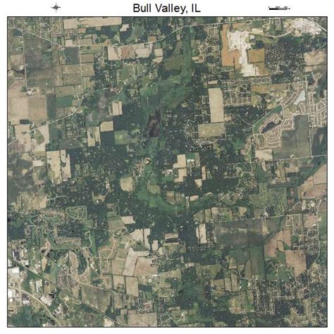 Aerial Photography Map of Bull Valley, IL Illinois