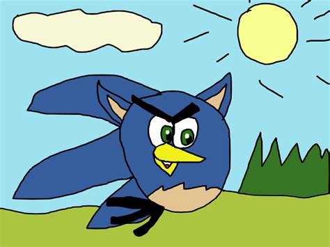 Sonic (Angry Birds) by AlinaWerewolf6543 on DeviantArt