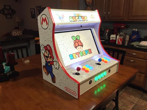 We made a bartop arcade machine! : DIY