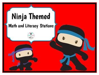 Ninja Themed Math & Literacy Activities by Teach Play with Mrs J