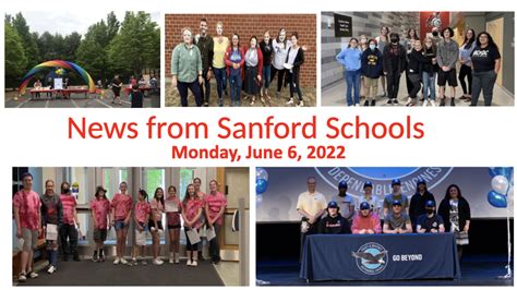 News From Sanford Schools June 6th | Sanford School Department