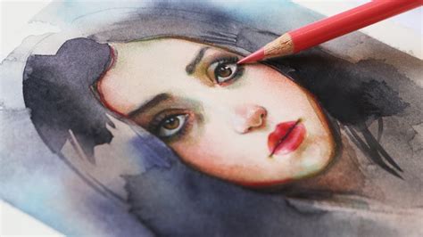 Watercolor Portrait Tutorial Step By Step : How To Watercolor Portrait ...