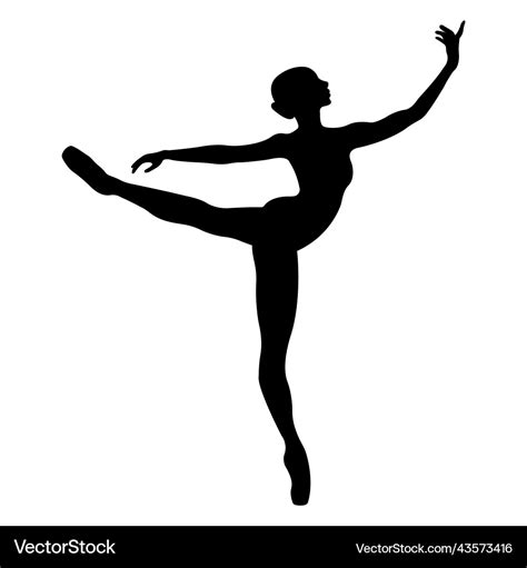 Ballerina Silhouette Vector