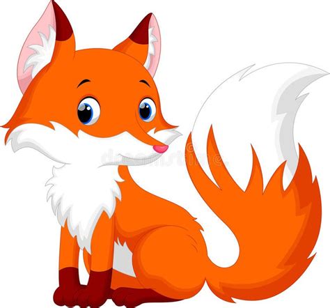 Download Cute Fox Cartoon Stock Illustration - Image: 61378156 ...