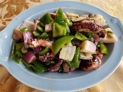 Grilled Octopus Salad - Simple Comfort Food