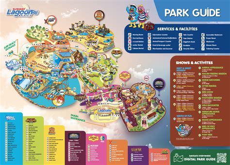 Sunway Lagoon Park Map - Sunway Lagoon, Malaysia