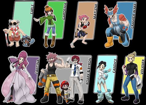 All Pokemon Gym Leaders