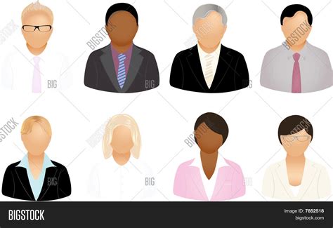 Business People Icons Vector & Photo (Free Trial) | Bigstock