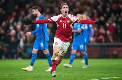 Denmark hat-trick hero Rasmus Hojlund impresses…