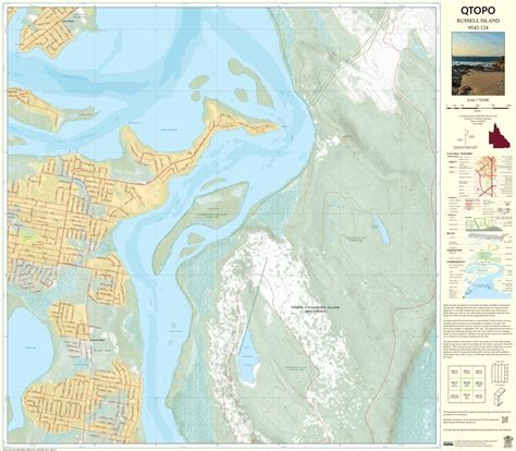 Russell Island (9542-124) map by Department of Resources - Avenza Maps ...