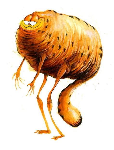 Garfield-monster-alex-pardee Alex Pardee, Fat Orange Cat, Garfield ...