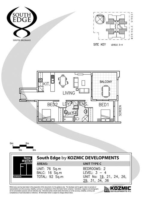 sample floorplan | South brisbane, Brisbane, Floor plans