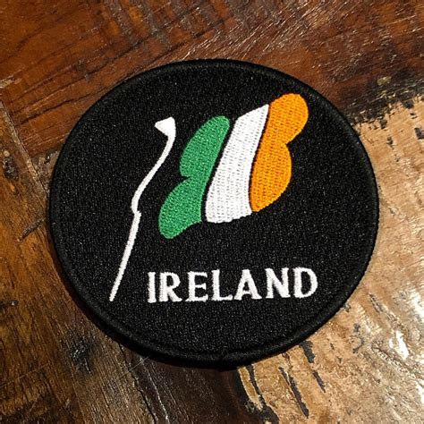 Irish Flag Embroidered Patch - Etsy