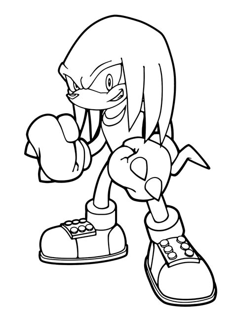 Sonic Boom - Knuckles the Echidna with his thorny fists