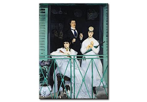 Reproduktion Der Balkon - Edouard Manet - Kunstdrucke